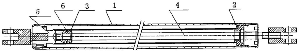 Super Heavy Duty Gas Spring with Reinforced Structure