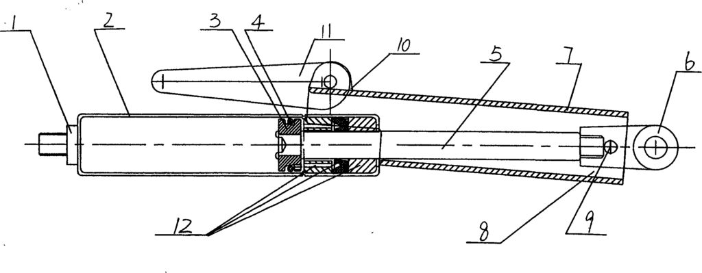 forced mechanical locking gas spring patented by LeiYan